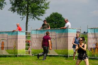 Teambuilding buiten Castle Trophy - Catapult Towers